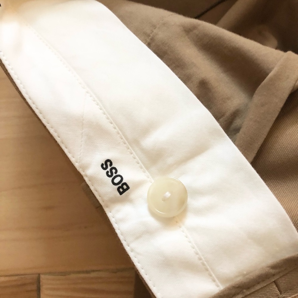 NWT❗️ BOSS - Tocanes slightly cropped stretch wool trousers - Picture 5 of 6